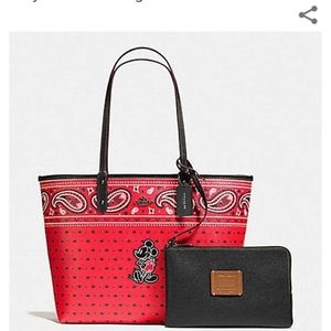 Disney red bandana Mickey Mouse